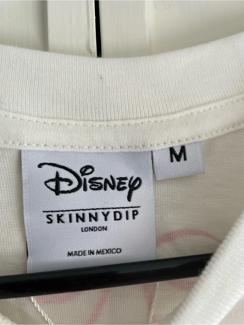 Disney x Skinny Dip London White 'Galentines Girls Night' Graphic T-Shirt Tee M - Picture 3 of 9